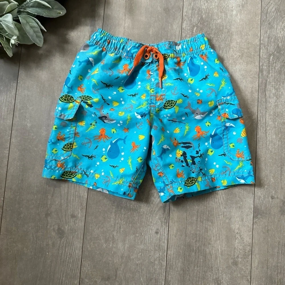 Mountain Warehouse Toddler Boy’s Ocean Adventure Blue Vibrant Swim Trunks